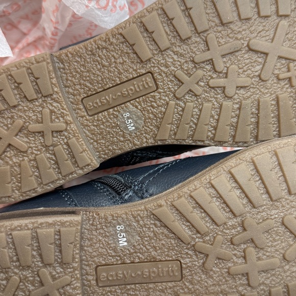 Easy Spirit Women's Juna eFlex Block Heel Booties- Navy Leather- Size 8.5 - Picture 13 of 13